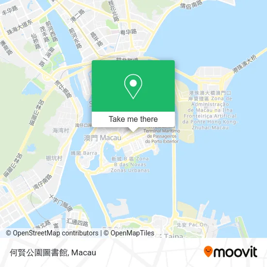 何賢公園圖書館地圖