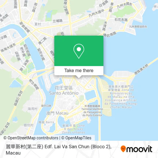 麗華新村(第二座) Edf. Lai Va San Chun (Bloco 2)地圖