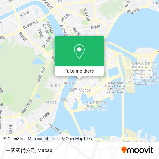中國國貨公司地圖