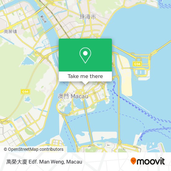 萬榮大廈 Edf. Man Weng map