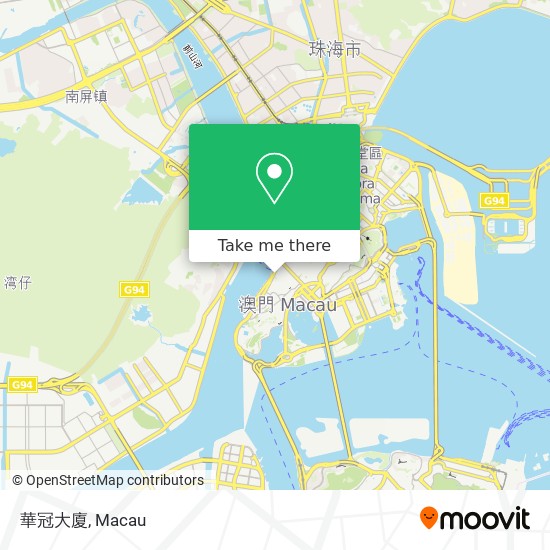 華冠大廈 map
