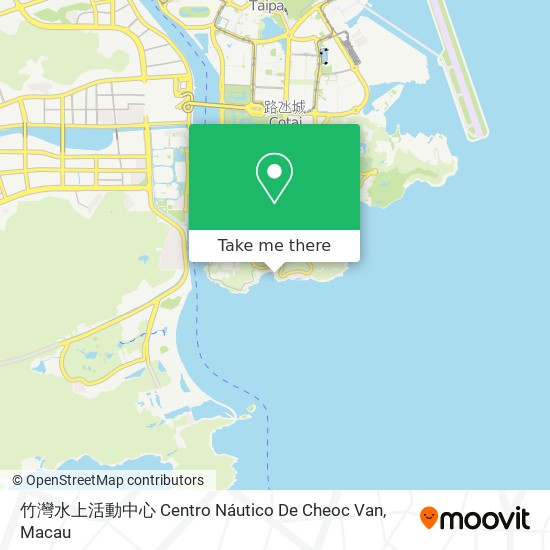 竹灣水上活動中心 Centro Náutico De Cheoc Van map