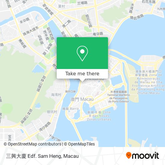 三興大廈 Edf. Sam Heng map