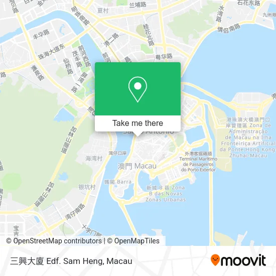 三興大廈 Edf. Sam Heng map