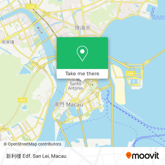 新利樓 Edf. San Lei map