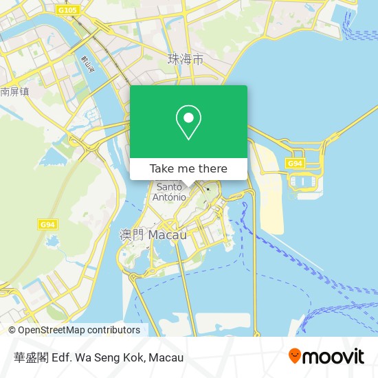 華盛閣 Edf. Wa Seng Kok map