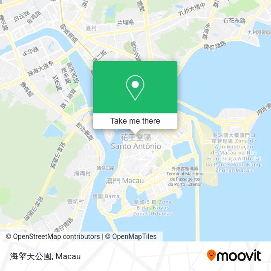海擎天公園 map