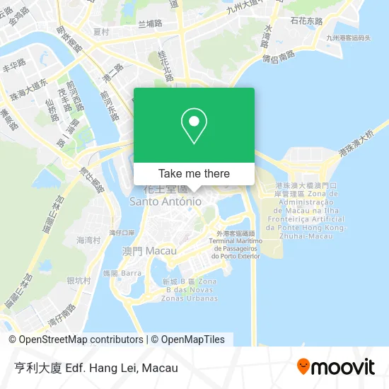 亨利大廈 Edf. Hang Lei map