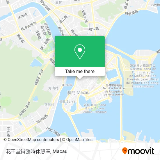 花王堂街臨時休憩區地圖