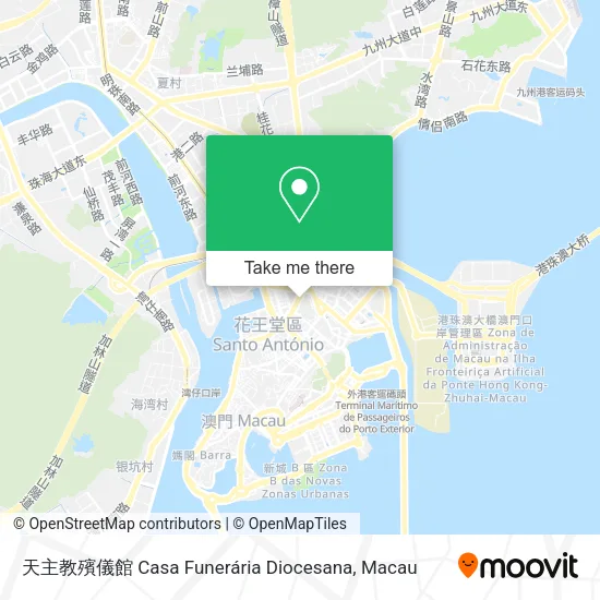 天主教殯儀館 Casa Funerária Diocesana地圖