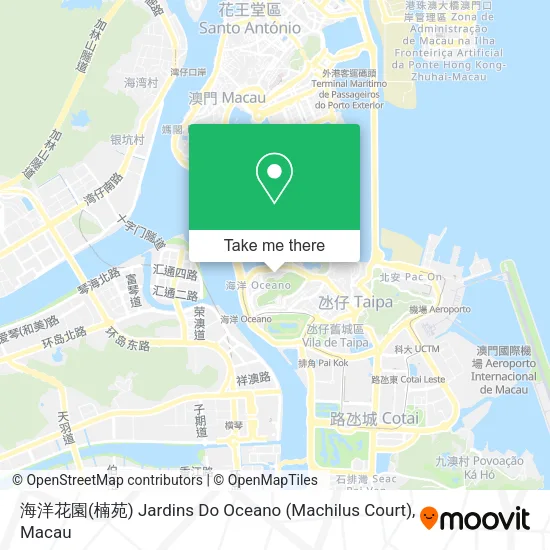 海洋花園(楠苑) Jardins Do Oceano (Machilus Court) map