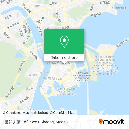國祥大廈 Edf. Kwok Cheong map