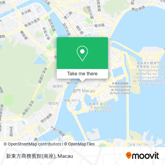 新東方商務賓館(南座)地圖