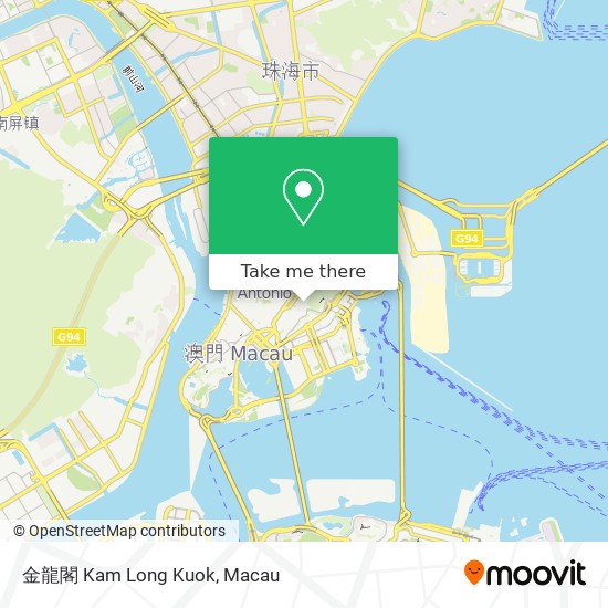 金龍閣 Kam Long Kuok map