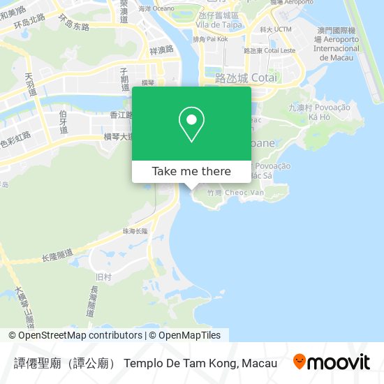 譚僊聖廟（譚公廟） Templo De Tam Kong map