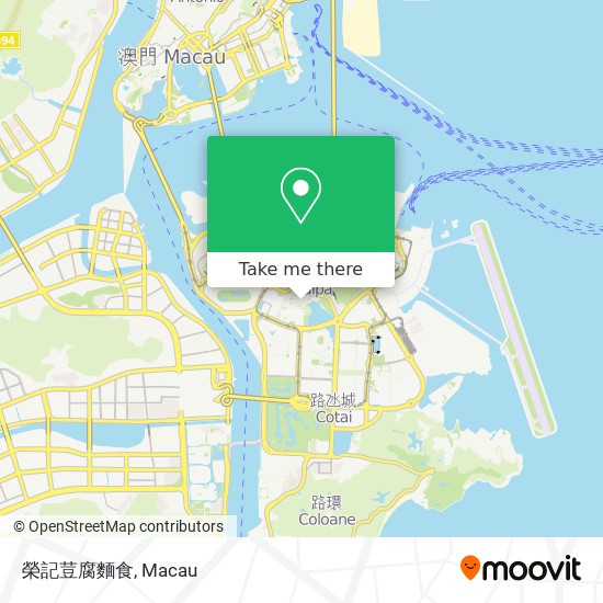 榮記荳腐麵食 map