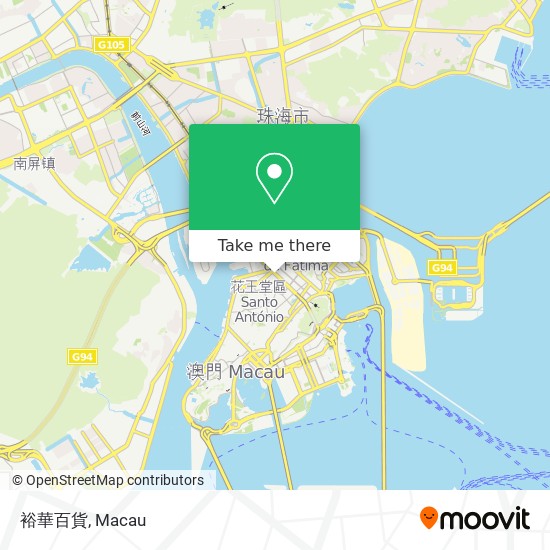裕華百貨 map
