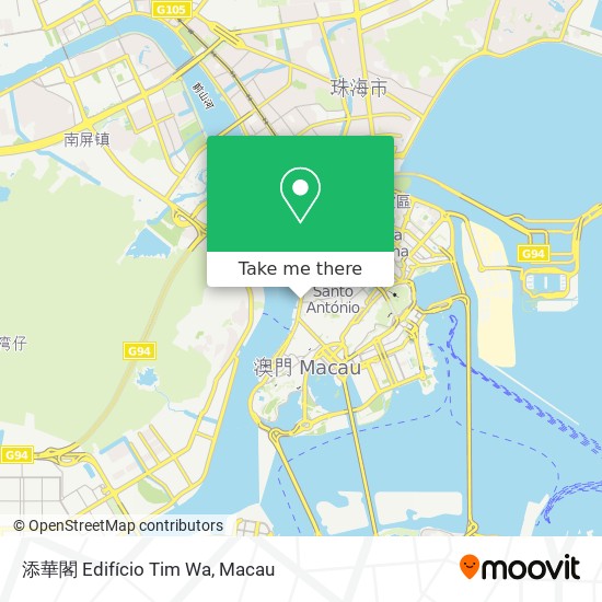 添華閣 Edifício Tim Wa map