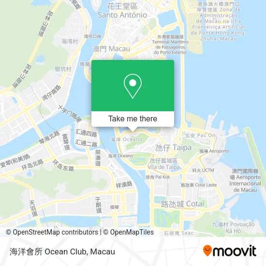 海洋會所 Ocean Club map