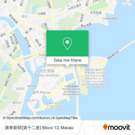 廣華新邨(第十二座) Bloco 12 map