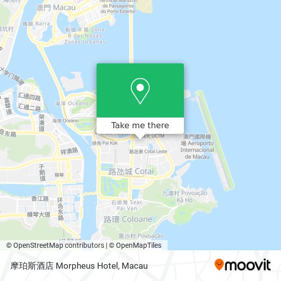 摩珀斯酒店 Morpheus Hotel map