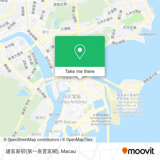 建富新邨(第一座置富閣)地圖