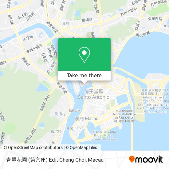 青翠花園 (第六座) Edf. Cheng Choi map