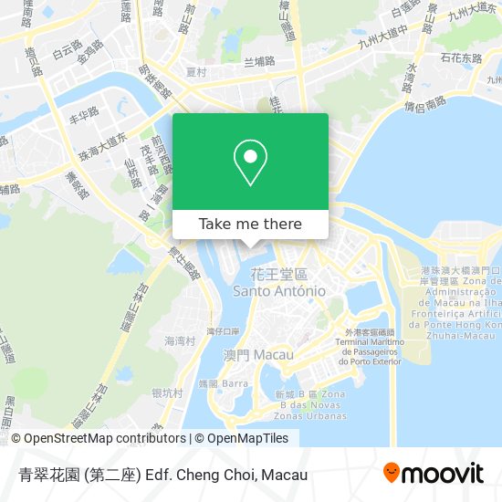 青翠花園 (第二座) Edf. Cheng Choi map