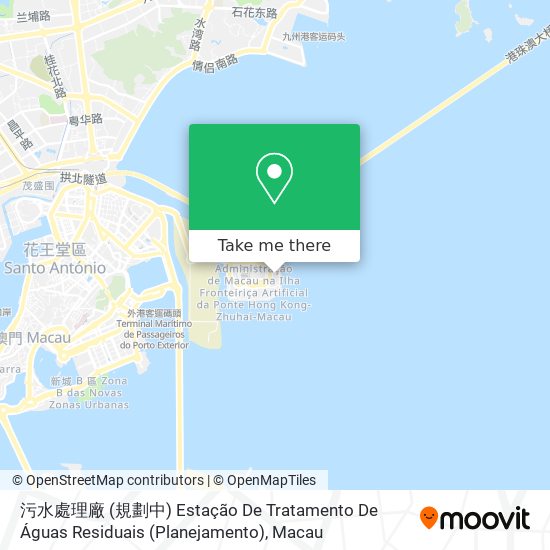 污水處理廠 (規劃中) Estação De Tratamento De Águas Residuais (Planejamento) map