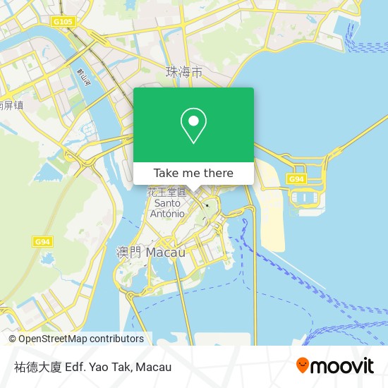 祐德大廈 Edf. Yao Tak map