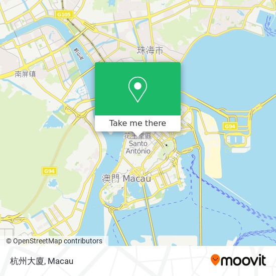 杭州大廈 map