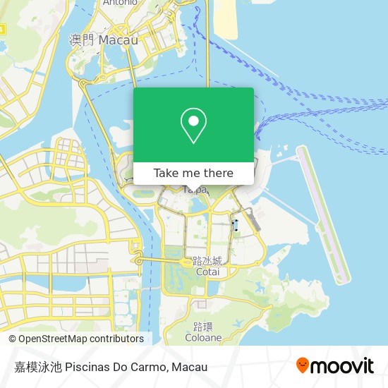 嘉模泳池 Piscinas Do Carmo map