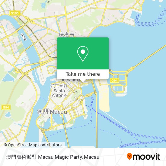 澳門魔術派對 Macau Magic Party map