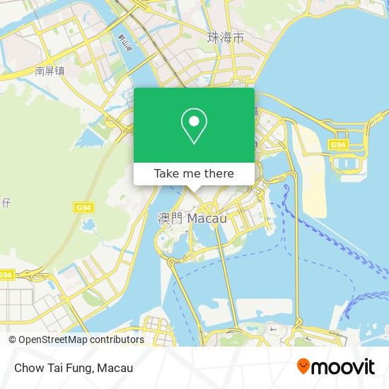 Chow Tai Fung map