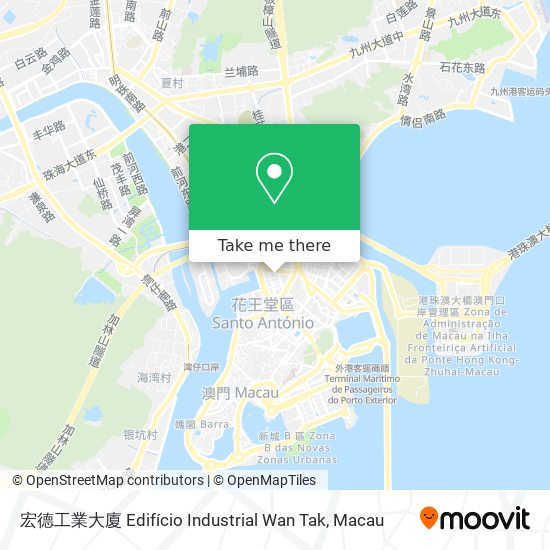 宏德工業大廈 Edifício Industrial Wan Tak map