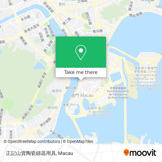 正記山貨陶瓷銻器用具地圖