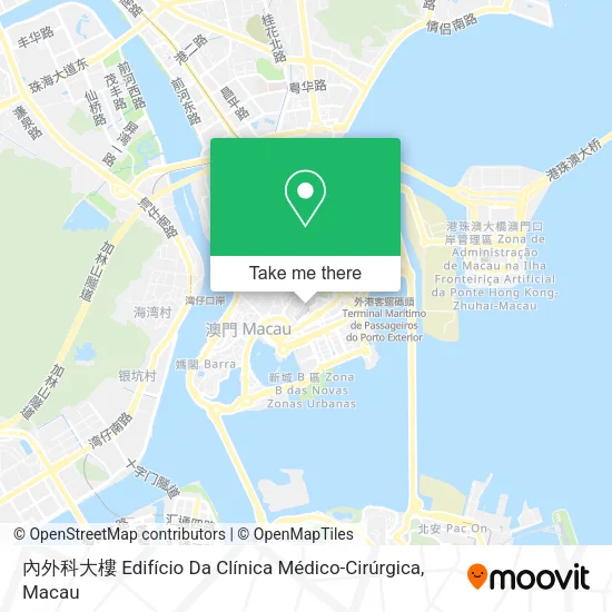 內外科大樓 Edifício Da Clínica Médico-Cirúrgica map