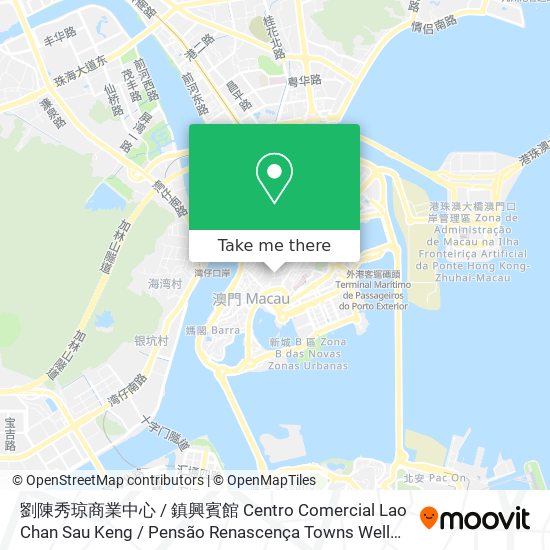 劉陳秀琼商業中心 / 鎮興賓館 Centro Comercial Lao Chan Sau Keng / Pensão Renascença Towns Well Motel map