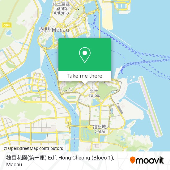 雄昌花園(第一座) Edf. Hong Cheong (Bloco 1) map