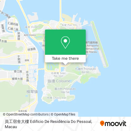 員工宿舍大樓 Edifício De Residência Do Pessoal map