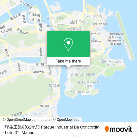 聯生工業邨G2地段 Parque Industrial Da Concórdia-Lote G2地圖