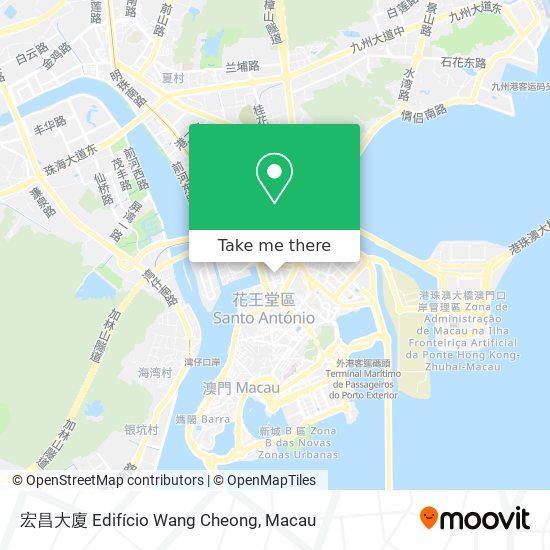 宏昌大廈 Edifício Wang Cheong map