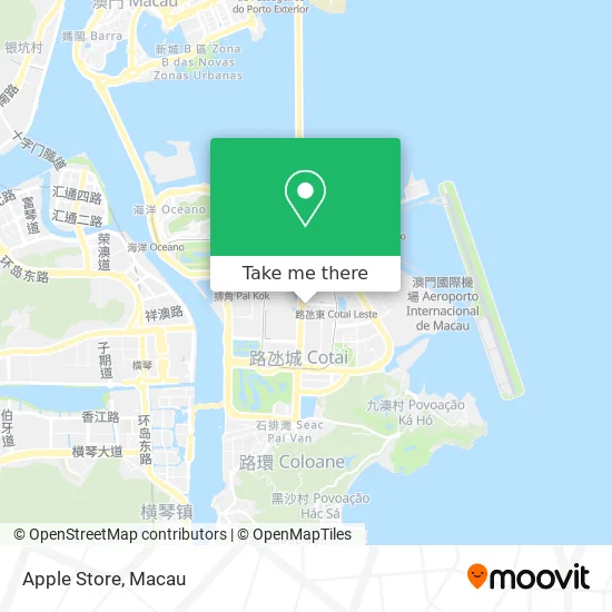 Apple Store map