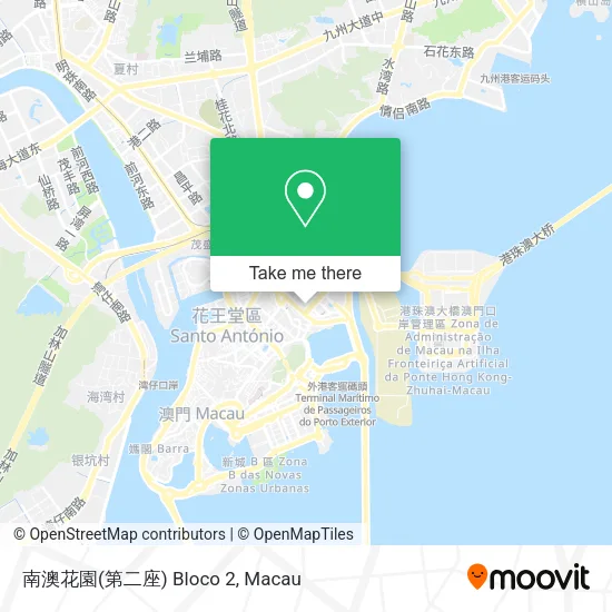 南澳花園(第二座) Bloco 2地圖