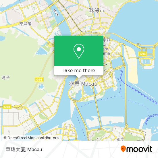 華耀大廈 map