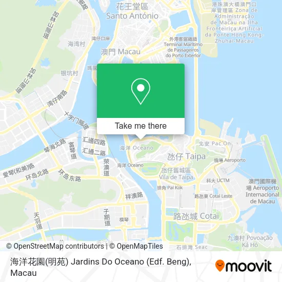 海洋花園(明苑) Jardins Do Oceano (Edf. Beng) map
