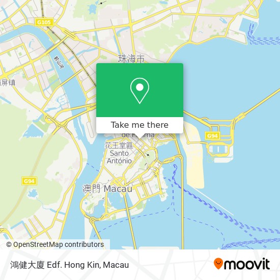 鴻健大廈 Edf. Hong Kin map