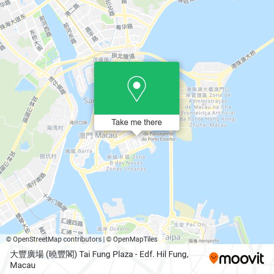 大豐廣場 (曉豐閣) Tai Fung Plaza - Edf. Hil Fung map