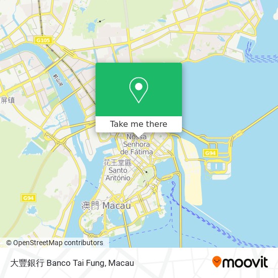 大豐銀行 Banco Tai Fung map