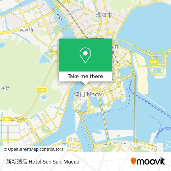 新新酒店 Hotel Sun Sun map